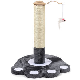 SEVICO Kratzbaum für Katzen aus Sisal in Grau – Bild 1 von 3