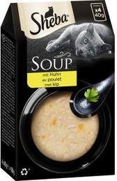 Sheba Classic Soup Katzennassfutter mit Hühnchenbrustfilet für erwachsene Katzen 4x40g - 4 x 40 g – Bild 1 von 9