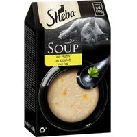 Produktbild von Sheba Classic Soup Katzennassfutter mit Hühnchenbrustfilet für erwachsene Katzen 4x40g - 4 x 40 g