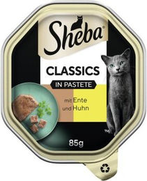 Sheba Classics Katzen Nassfutter Pastete mit Ente und Huhn 22x85 g - 22 x 85 g – Bild 1 von 3
