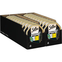 Produktbild von Sheba Classics Nassfutter für Katzen Adult Pastete mit Kalb und Huhn 2 x 85g