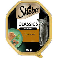 Produktbild von Sheba Classics Nassvollnahrung für adulte Katzen mit Wild und Lachs Paté 85 g - 85 g