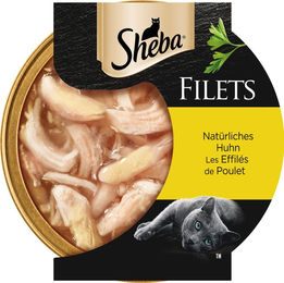 Sheba Filets Huhn Katzen-Snack für erwachsene Katzen 16 x 60 g - 16 x 60 g – Bild 1 von 5