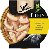 Produktbild von Sheba Filets Huhn Katzen-Snack für erwachsene Katzen 16 x 60 g - 16 x 60 g