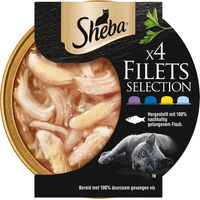 Produktbild von Sheba Filets Selection Katzen Nassfutter 4 x 60 g