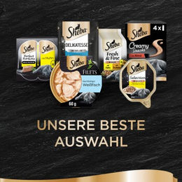 Sheba Filets Weißfisch Katzenfutter Adult ohne Farb- und Aromastoffe 16x60 g - 16 x 60 g – Bild 1 von 2