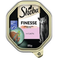 Produktbild von Sheba Finesse Feine Pastete Lachs für Katzen 22x85g - 22 x 85 g