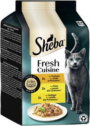 Sheba Fresh Cuisine Nassfutter Katze Adult Taste of Rome Multipack 36x50 g - 36 x 50 g – Bild 1 von 3