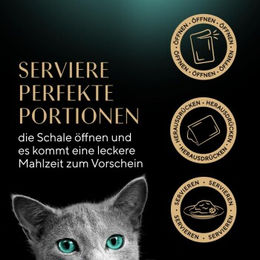 Produktbild von Sheba Fresh & Fine Nassfutter Katze Adult Multipack mit Rind Huhn und Lamm in Sauce 36x50 g - 36 x 50 g