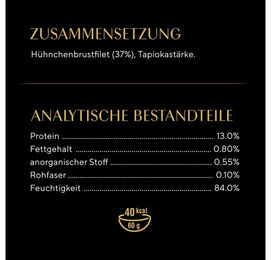 Produktbild von Sheba Katzen Nassfutter Filets Huhn in Sauce für erwachsene Katzen 4 x 60g