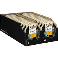 Produktbild von Sheba Katzen Nassfutter Sauce Collection Truthahn mit Gemüse Stückchen in Sauce für erwachsene Katzen 22 x 85g