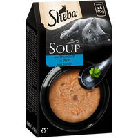 Produktbild von Sheba Katzen-Suppe mit Thunfisch für erwachsene Katzen 40x40g