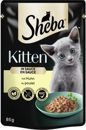 Sheba Kitten Katzenfutter Huhn in Sauce 28x85 g - 28 x 85 g – Bild 1 von 2