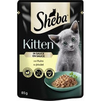 Produktbild von Sheba Kitten Katzenfutter Huhn in Sauce 28x85 g - 28 x 85 g
