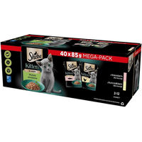Produktbild von Sheba Kitten Nassfutter Feine Vielfalt mit Lachs MSC und Huhn in Sauce 40x85g getreidefrei - 40 x 85 g