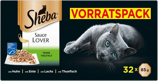 Sheba Nature's Collection Geflügel Stückchen in Sauce Nassfutter für Katzen Adult 32 x 85 g - 32 x 85 g – Bild 1 von 7