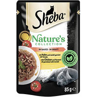Produktbild von Sheba Nature's Collection Katzen Nassfutter Huhn in Sauce für erwachsene Katzen getreidefrei 1 x 85g - 28 x 85 g