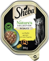 Sheba Nature's Collection Katzen Nassfutter Huhn mit Paprika in Sauce, getreidefrei, 22 x 85g - 22 x 85 g – Bild 1 von 3