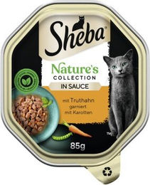 Sheba Nature's Collection Katzen Nassfutter Stückchen in Sauce Truthahn und Pute getreidefrei 22 x 85g - 22 x 85 g – Bild 1 von 3