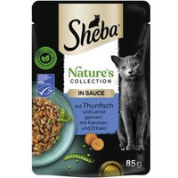 Produktbild von Sheba Nature's Collection Katzenfutter Thunfisch getreidefrei 28x85g Beutel - 28 x 85 g