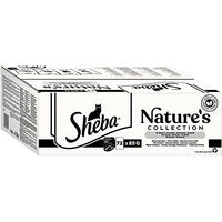 Produktbild von Sheba Nature's Collection Katzennassfutter Feine Vielfalt MSC Stückchen in Sauce Adult 72 x 85g - 72 x 85 g