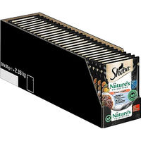 Produktbild von Sheba Nature's Collection Katzennassfutter Thunfisch MSC Stückchen in Sauce für erwachsene Katzen 28 x 85g