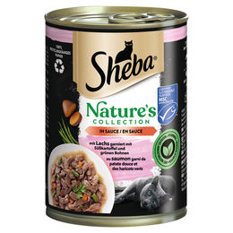 Sheba Natures Collection Katzen Nassfutter Stückchen in Sauce mit Lachs MSC getreidefrei 12x400 g - 12 x 400 g – Bild 1 von 2