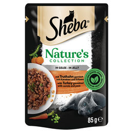 Sheba Natures Collection Katzen Nassfutter Truthahn in Gelee getreidefrei 28x 85 g - 28 x 85 g – Bild 1 von 2