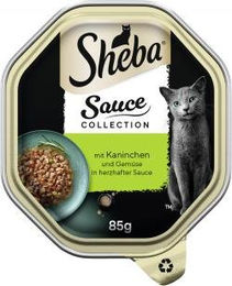 Sheba Sauce Collection Kaninchen und Gemüse in herzhafter Sauce für erwachsene Katzen 22 x 85 g - 22 x 85 g – Bild 1 von 5