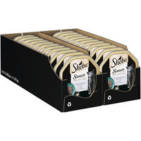 Produktbild von Sheba Sauce Collection Katzen Nassfutter Kalbshäppchen in heller Sauce für erwachsene Katzen 22 x 85g ohne künstliche Farb- oder Konservierungsstoffe