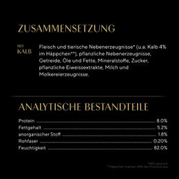 Produktbild von Sheba Sauce Collection Katzen Nassfutter Kalbshäppchen in Sauce 22 x 85 g - 22 x 85 g