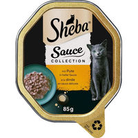 Produktbild von Sheba Sauce Collection Katzen Nassfutter Pute in heller Sauce 22 x 85 g - 22 x 85 g
