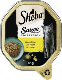 Sheba Sauce Collection Katzen Nassfutter Stückchen in Sauce Huhn 22x85 g - 22 x 85 g – Bild 1 von 3
