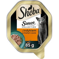 Produktbild von Sheba Sauce Collection Katzen Nassfutter Truthahn in weißer Sauce 85 g