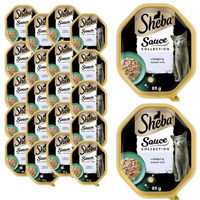 Produktbild von Sheba Sauce Collection Nassfutter für adulte Katzen mit Kalb in Sauce 22x85 g - 22 x 85 g