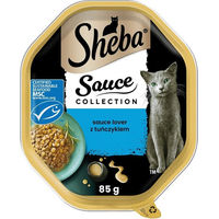 Produktbild von Sheba Sauce Collection Nassfutter mit Thunfisch in Sauce für adulte Katzen 85 g - 85 g