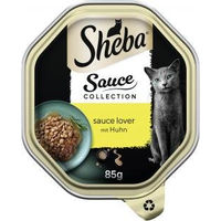 Produktbild von Sheba Sauce Collection Sauce Lover Huhn Stückchen in Sauce für erwachsene Katzen 22 x 85 g - 22 x 85 g