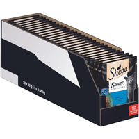 Produktbild von Sheba Sauce Collection Sauce Lover Katzen Nassfutter mit Thunfisch MSC Stückchen in Sauce Adult 28x85g