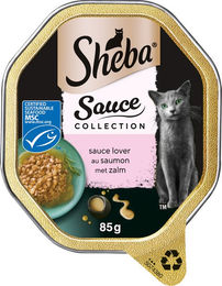 Sheba Sauce Lover Lachs Katzenfutter 22 x 85 g – Bild 1 von 1