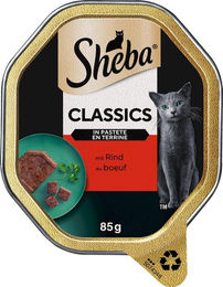 Produktbild von Sheba Schale Classics Pastete mit Rind 85g