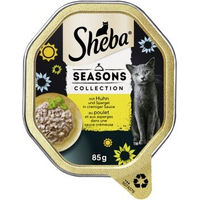 Produktbild von Sheba Seasons Collection Katzen Nassfutter Stückchen in Sauce 22x85 g - 22 x 85 g