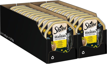 Sheba Seasons Collection Nassfutter für erwachsene Katzen Stückchen in Sauce 2 x 85g – Bild 1 von 2