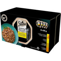 Produktbild von Sheba Selection Geflügel Stückchen in Sauce Katzen Nassfutter Adult 8x85 g - 8 x 85 g