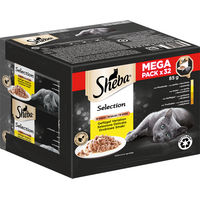 Produktbild von Sheba Selection in Sauce Geflügel Stückchen in Sauce Nassfutter für adulte Katzen 32 x 85g - 32 x 85 g