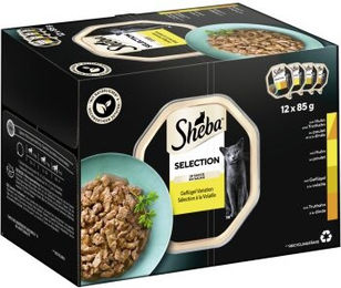 Sheba Selection in Sauce Geflügel Variation Katzen Nassfutter für Adult 12 x 85 g - 12 x 85 g – Bild 1 von 5
