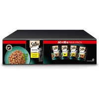 Produktbild von Sheba Selection in Sauce Geflügelstückchen Katzen Nassfutter Adult 60x85g - 60 x 85 g