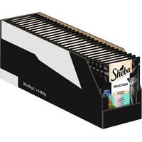 Produktbild von Sheba Selection Katzen Nassfutter Adult Lachs und Seelachs in Sauce 28 x 85g MSC-Zertifiziert
