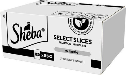 Sheba Selection Katzen Nassfutter Geflügel Variation Stückchen in Sauce Adult 120x85 g Multipack - 120 x 85 g – Bild 1 von 13