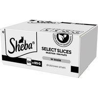 Produktbild von Sheba Selection Katzen Nassfutter Geflügel Variation Stückchen in Sauce Adult 120x85 g Multipack - 120 x 85 g