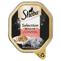 Produktbild von Sheba Selection Katzen Nassfutter Rind in Sauce 22x85 g - 22 x 85 g